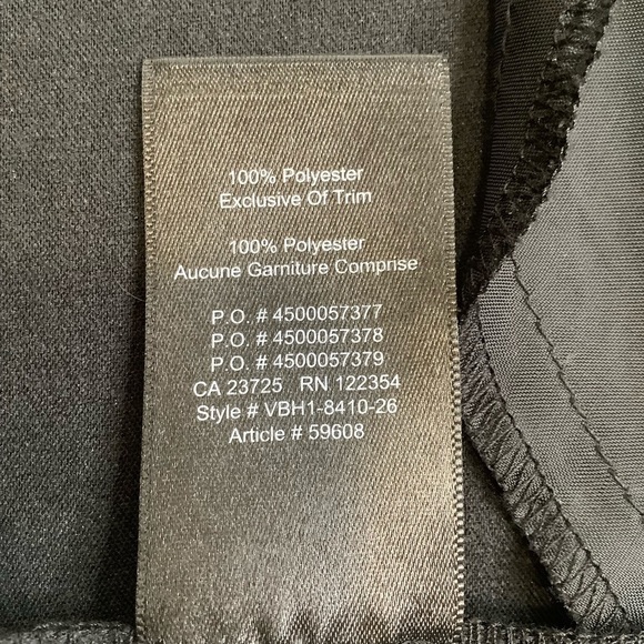 BABATON Louie Black Crepe Deep V-Neck Sheath Dress Size 4 - Picture 13 of 14